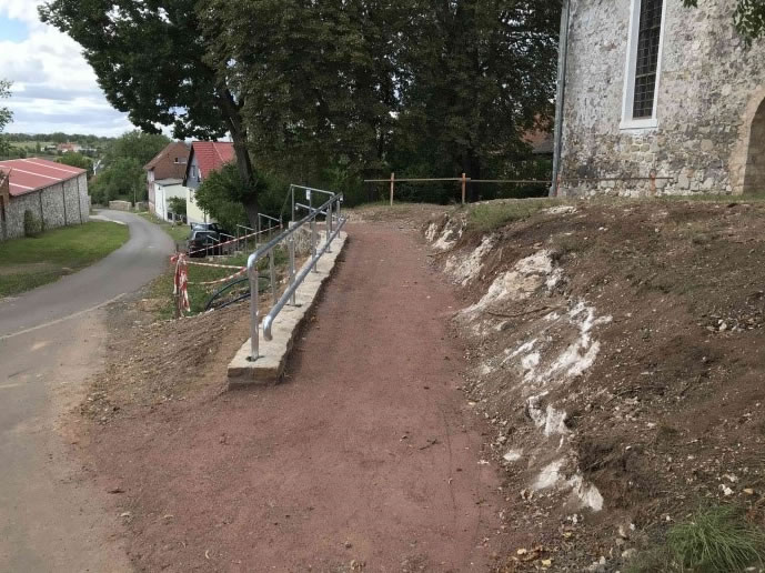 2020 - die fertige Rampe